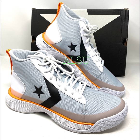 Converse Star Series BB Mid Pure Platinum Men’s Size 10 Sneakers 165591C - Picture 9 of 10